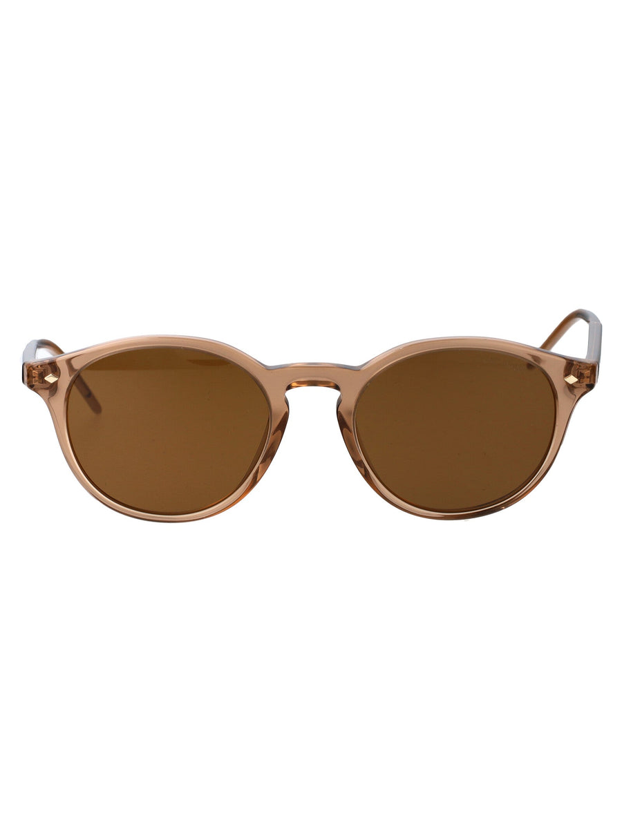 Giorgio Armani 0ar8211 Transparent Brown Acetate Sunglasses —