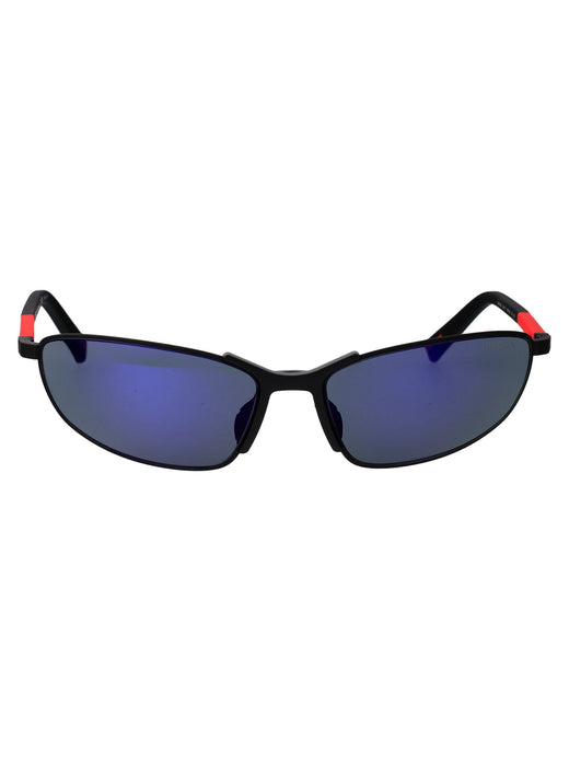 Prada 0ps Metal Rectangular Sunglasses — Black