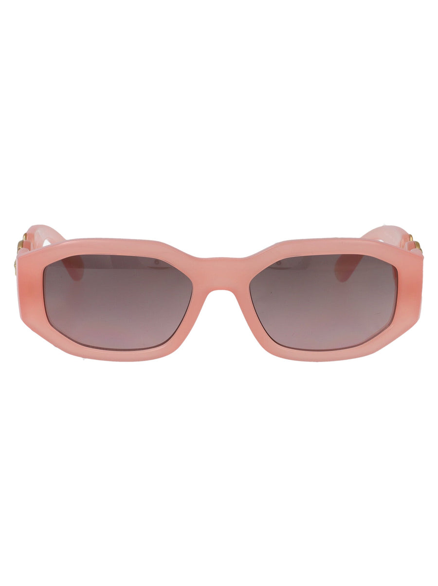 Versace 0ve4361 Nylon Rectangle Sunglasses — Pink