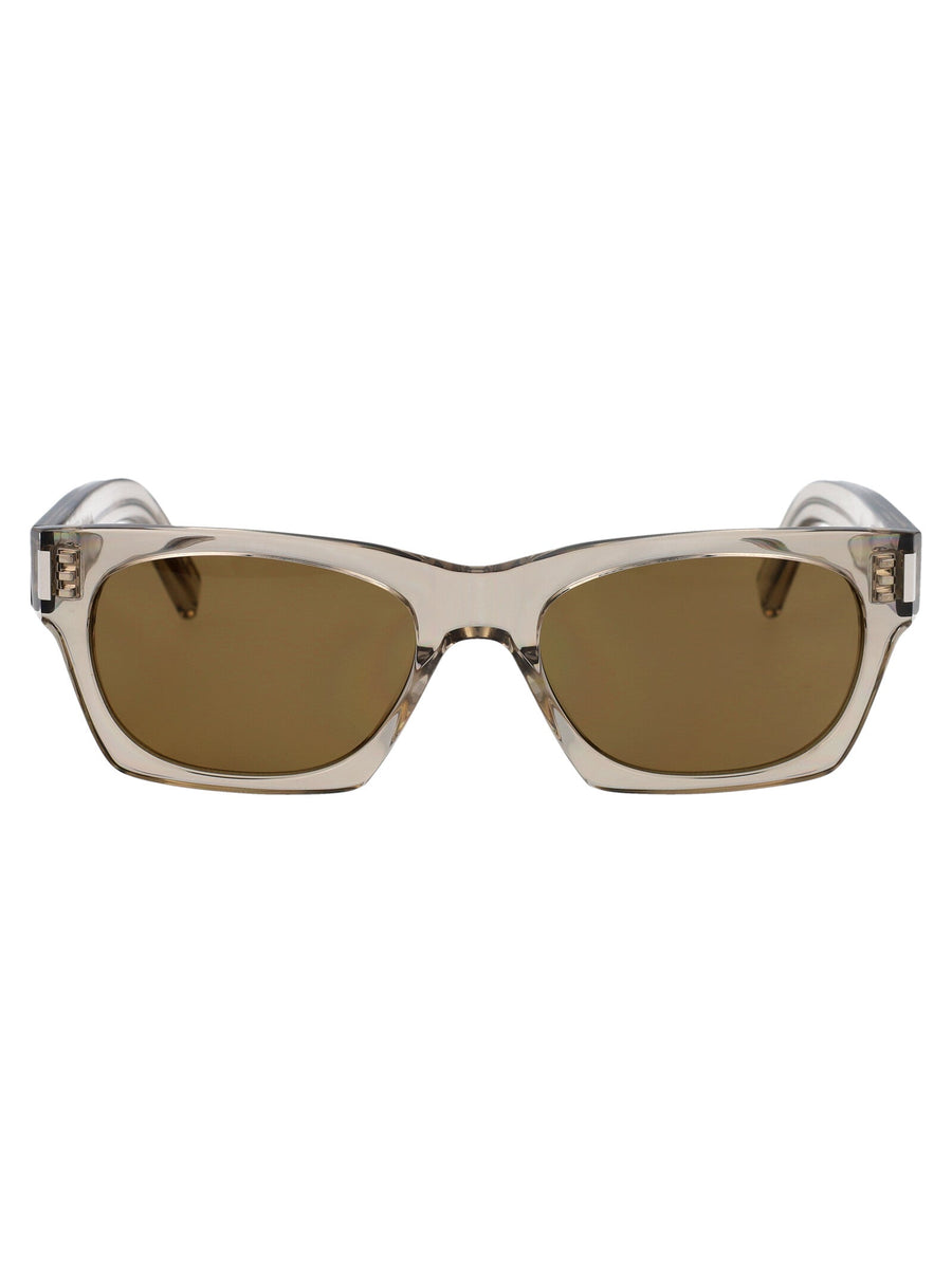 Saint Laurent Sl402 Sunglasses — Beige Acetate