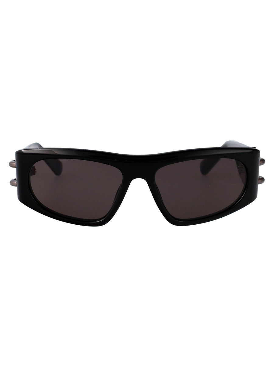Alexander Mcqueen Am0471s Sunglasses — Black Injected