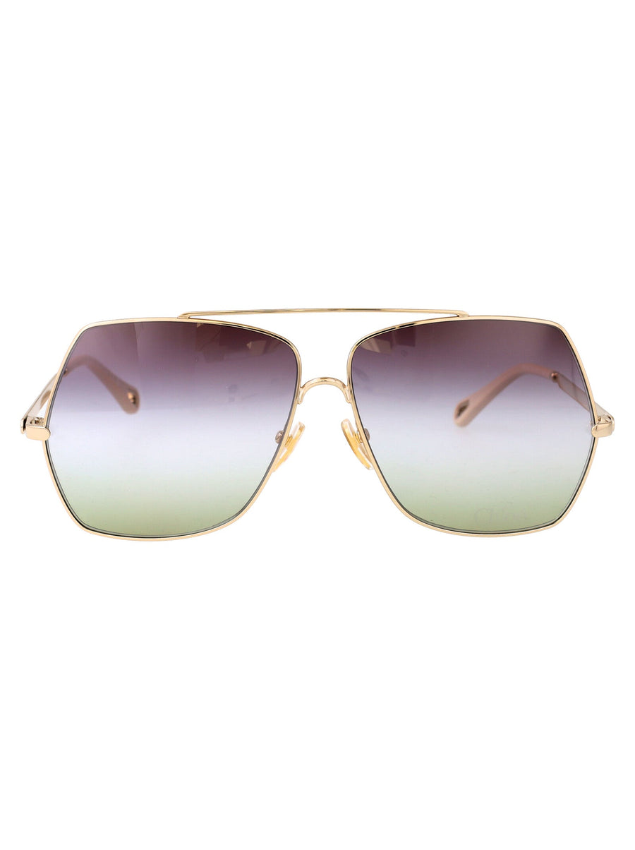 Chloé Ch0278s Sunglasses — Gold Metal