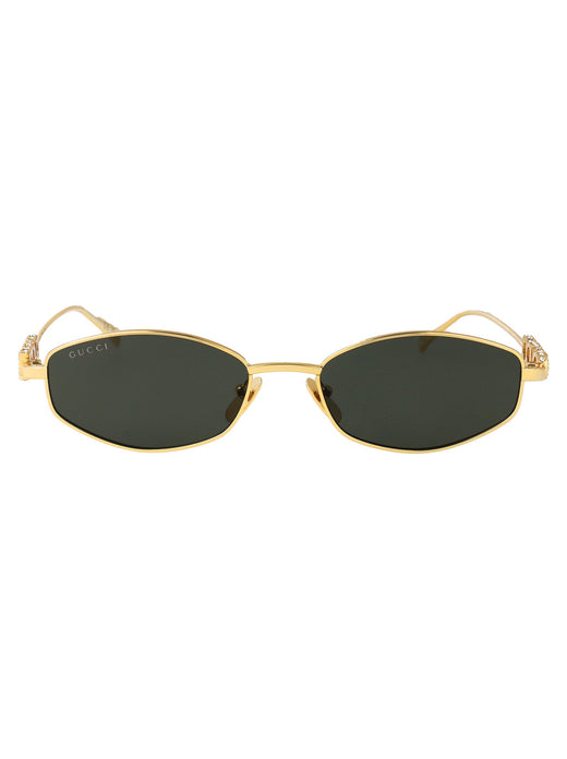 Gucci Gg1802s Sunglasses — Gold Metal