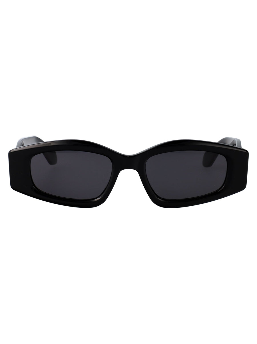 Alaïa Aa0079s Sculptural Acetate Sunglasses — Black
