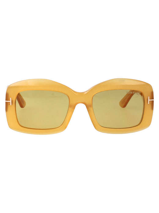 Tom Ford Ft1218 Sunglasses — Yellow Acetate