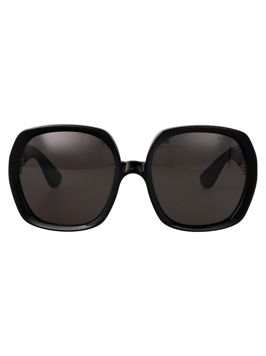 Tom Ford Ft1221 Sunglasses — Black Acetate