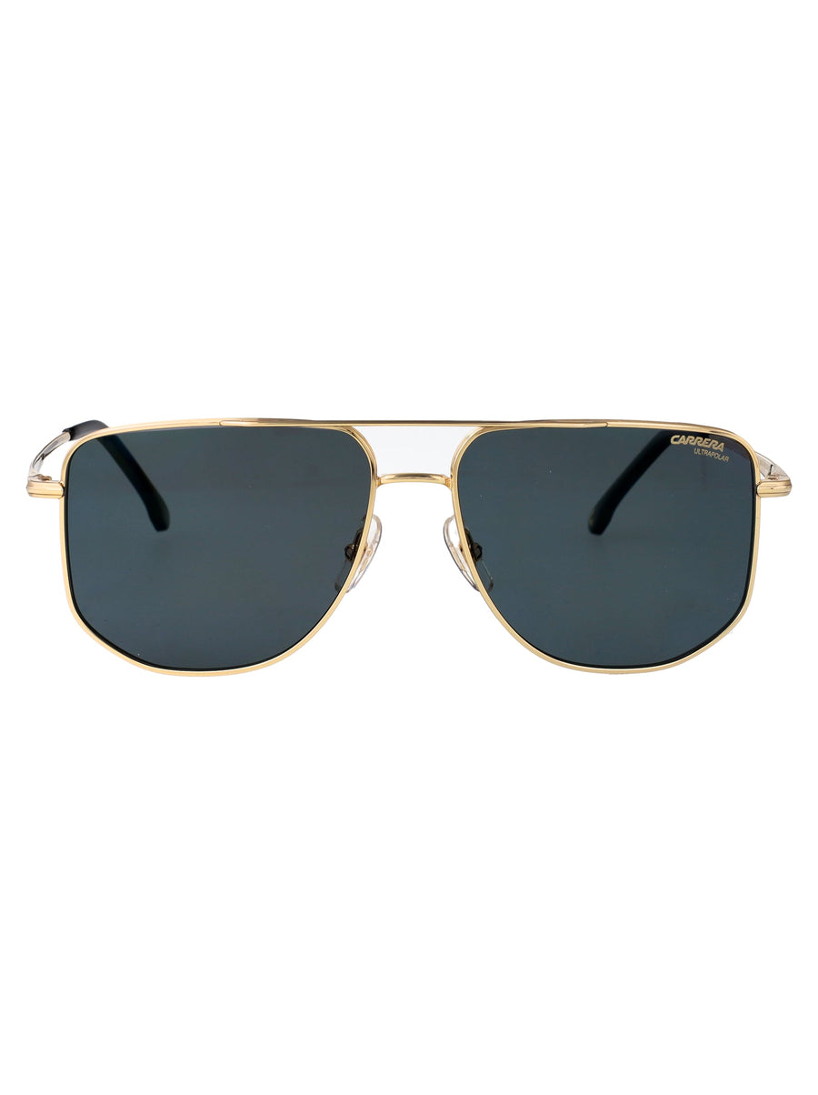 Carrera Metal Aviator Sunglasses — Gold Stainless Steel