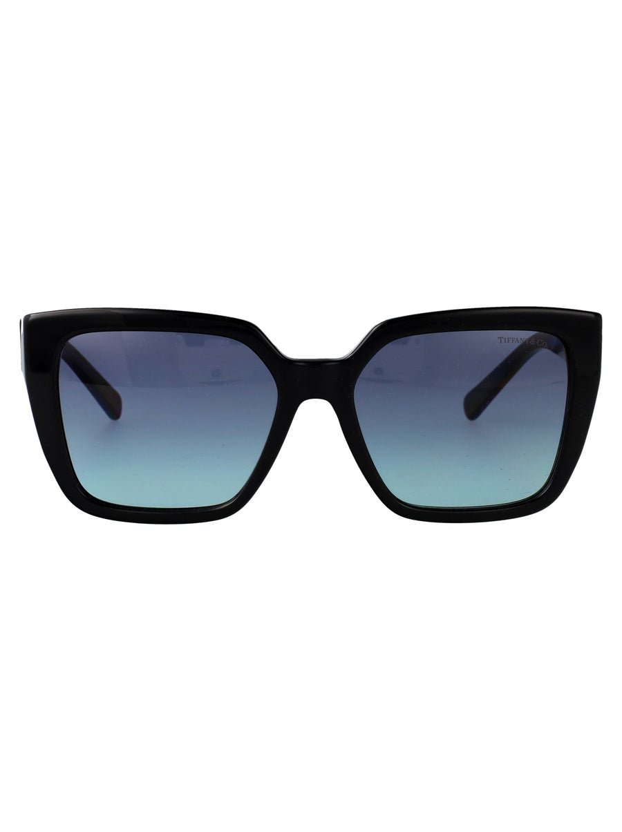 Tiffany & Co. 0tf4235 Gradient Lens Sunglasses — Black Acetate