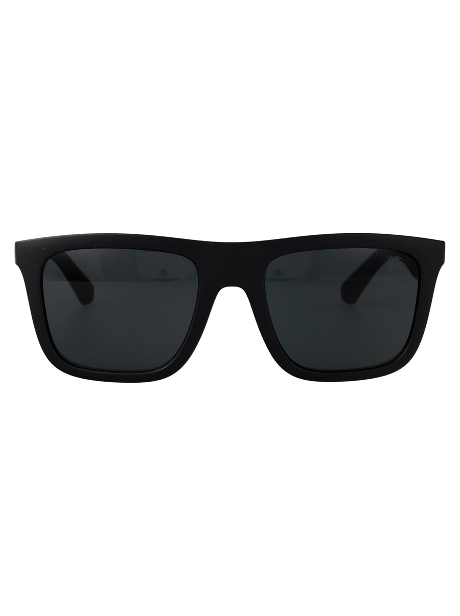 Burberry 0be4458u Black Acetate Wayfarer Sunglasses —