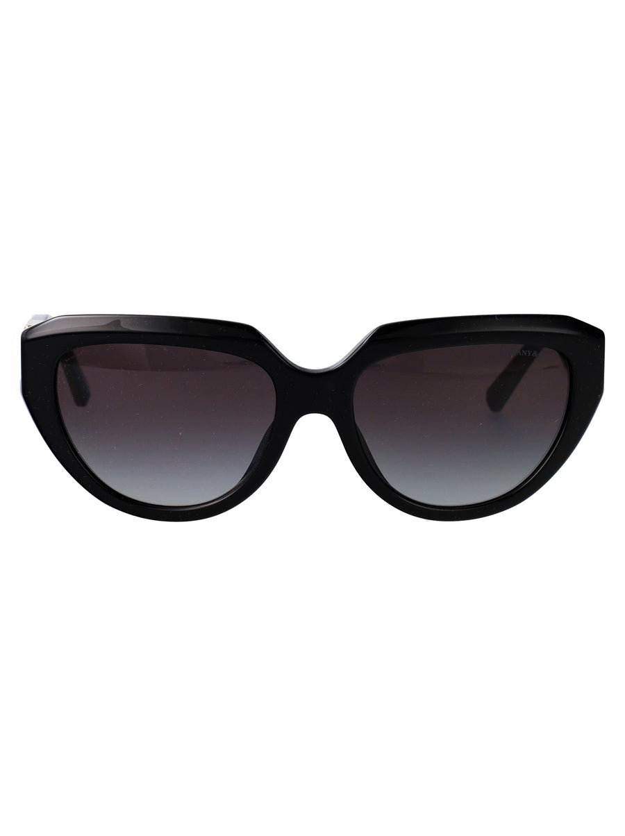 Tiffany & Co. 0tf4238u Black Acetate Cat-Eye Sunglasses —
