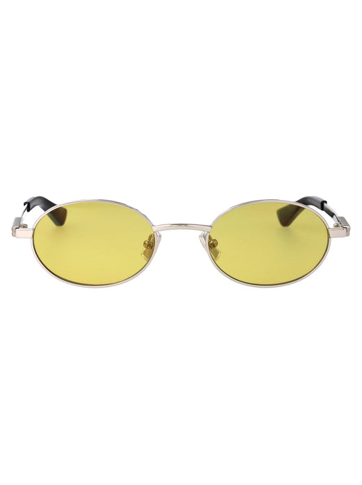 Bottega Veneta Bv1470s Sunglasses — Silver Metal