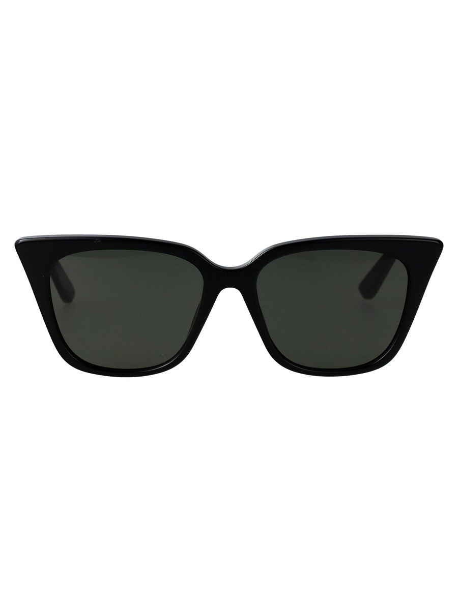 Alexander Mcqueen Am0556s Cat-Eye Acetate Sunglasses — Black