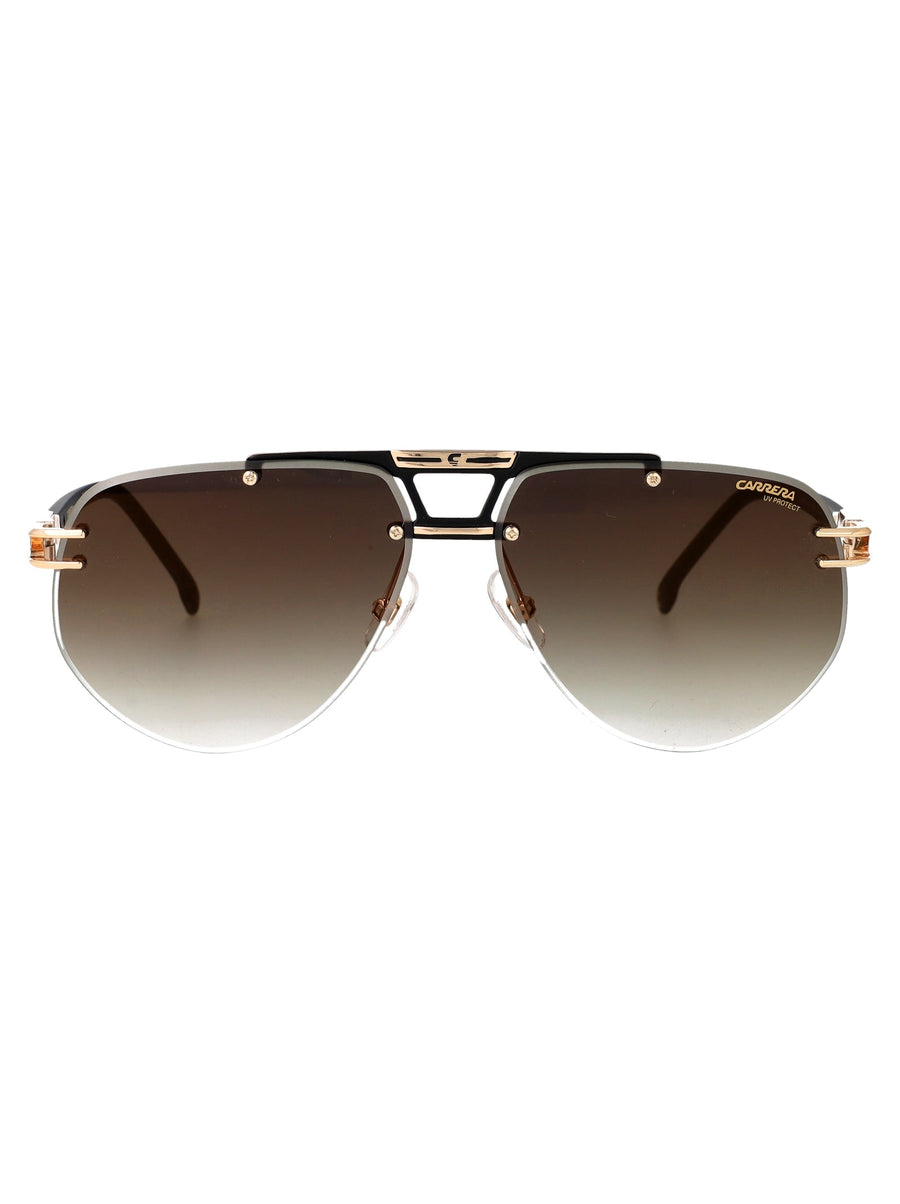 Carrera Gradient Lens Sunglasses — Black Metal