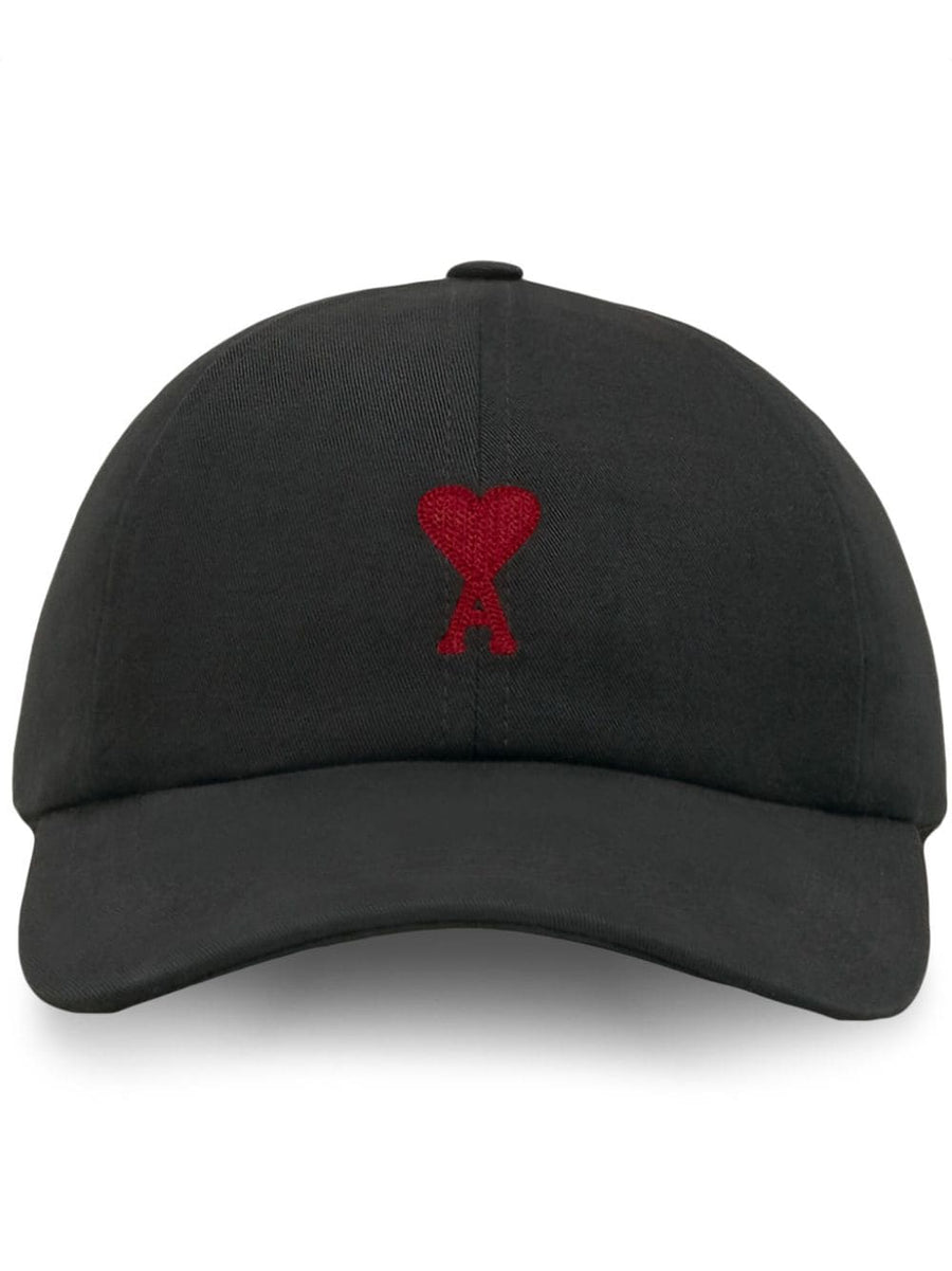 Ami Paris Baseball Cap — Black Caps