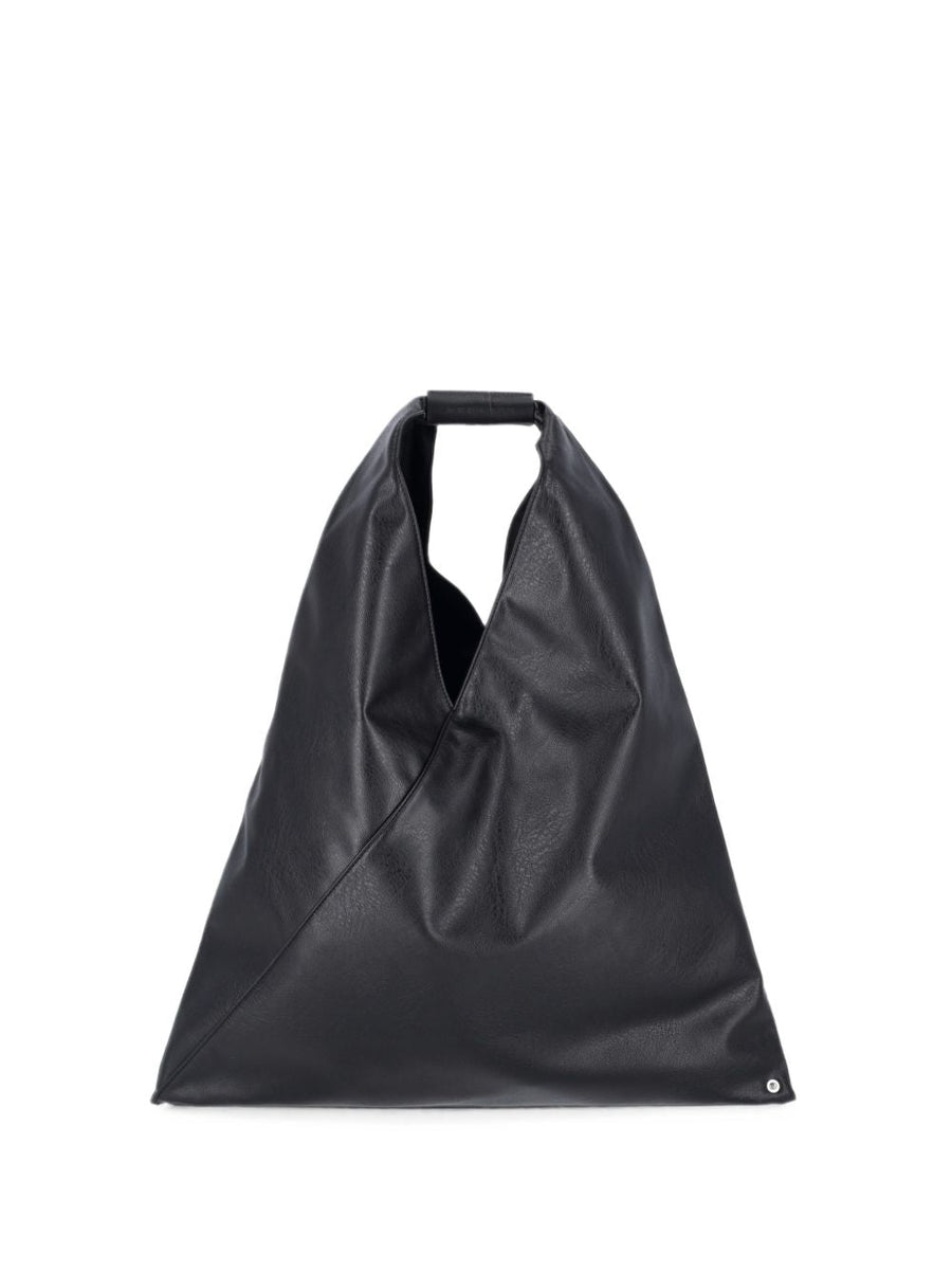 Mm6 Maison Margiela Japanese Origami-Inspired Hobo Bag — Black Hand