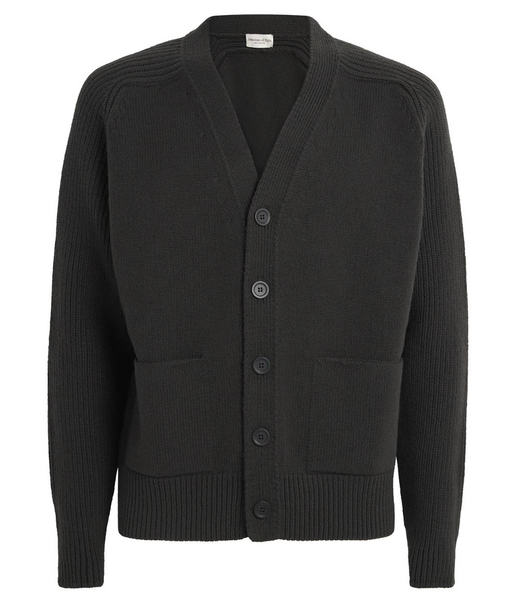 Johnstons Of Elgin Cashmere Ribbed Cardigan