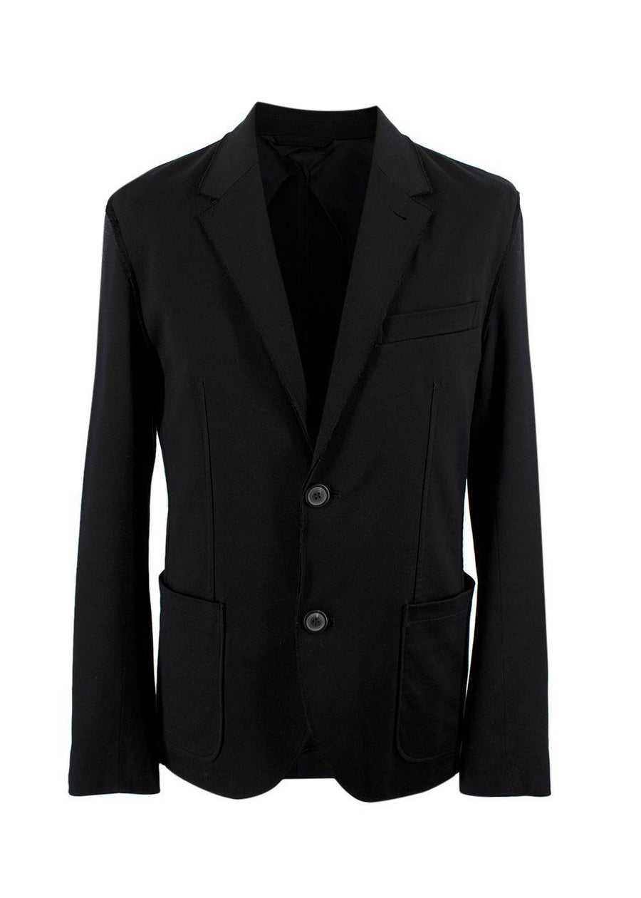 Lanvin Black Cotton Single-breasted Blazer