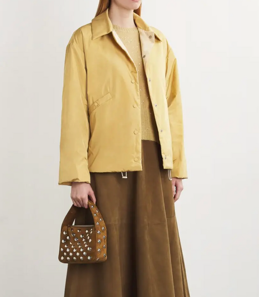 Fabiana Filippi Padded Jacket With Scarf