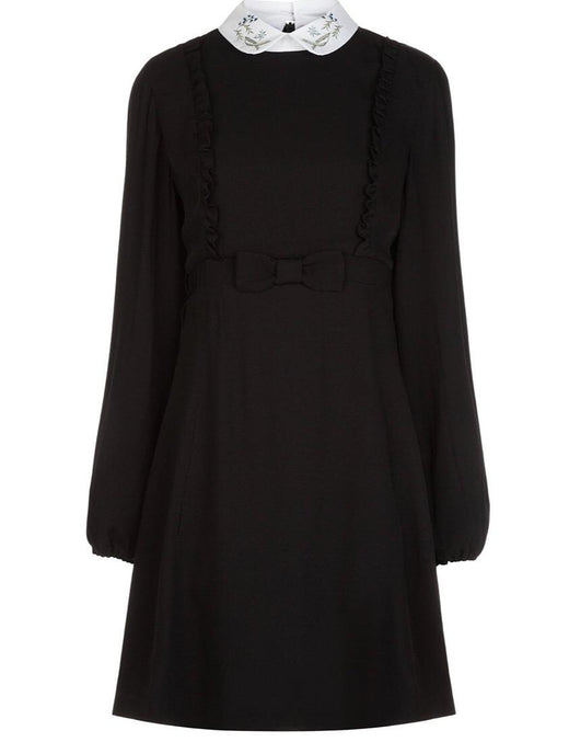 Vivetta Filigrana ruffle mini dress with collar