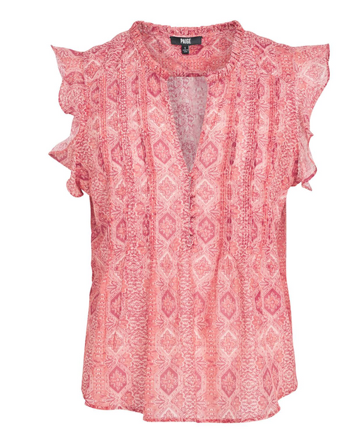 Paige Multi Paisley Print Idris Top