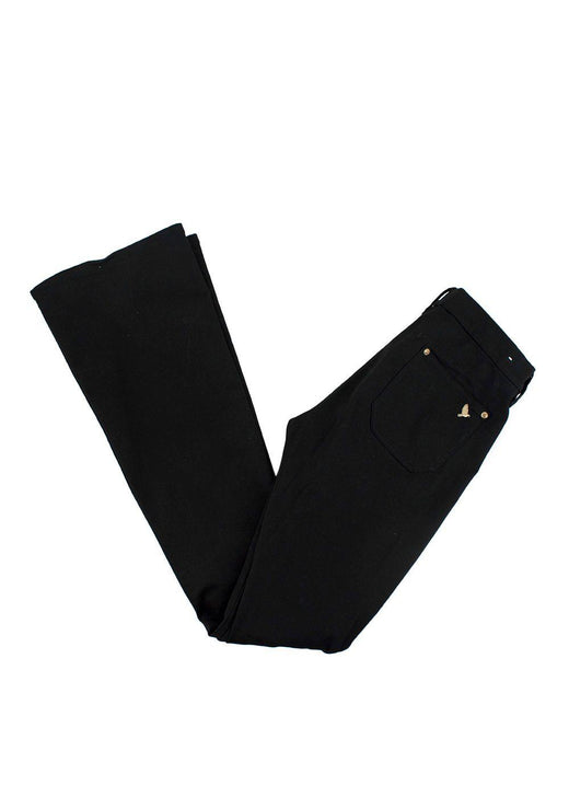 Black MIH Flared Denim Jeans