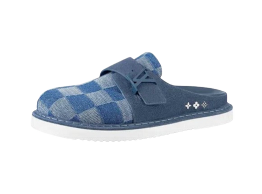 Louis Vuitton Damier Suede Easy Mule