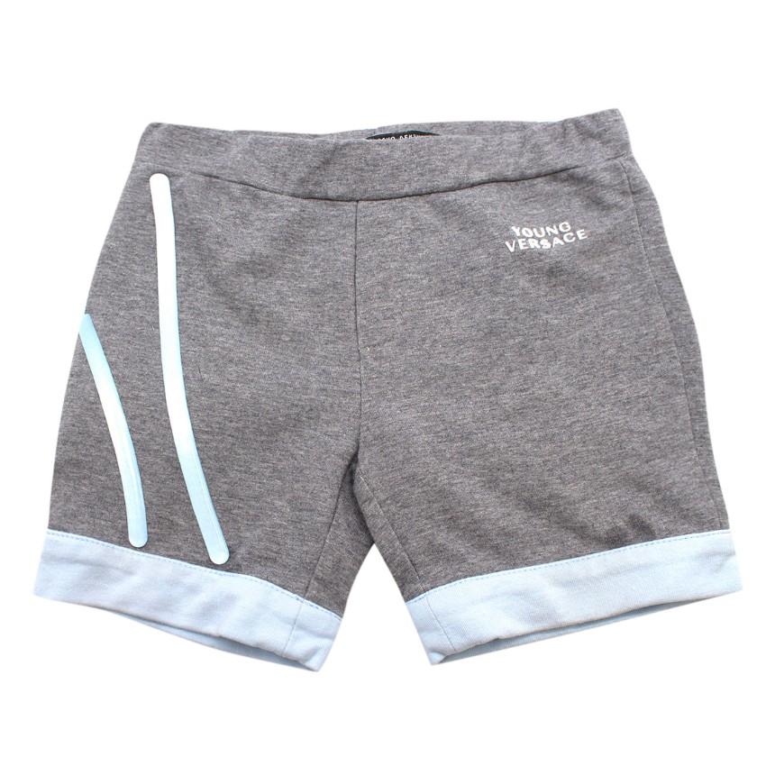 Young Versace 12 Month striped track shorts