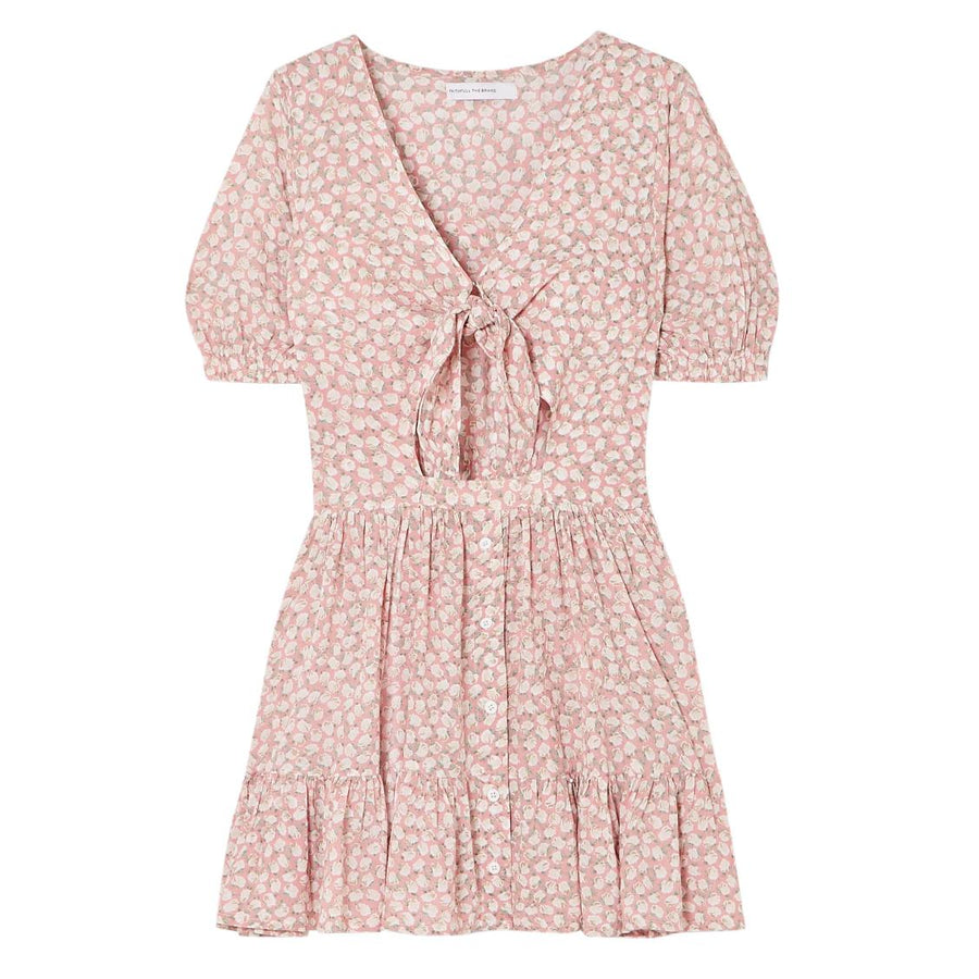 Faithfull the Brand Marigot Pink Floral Dress