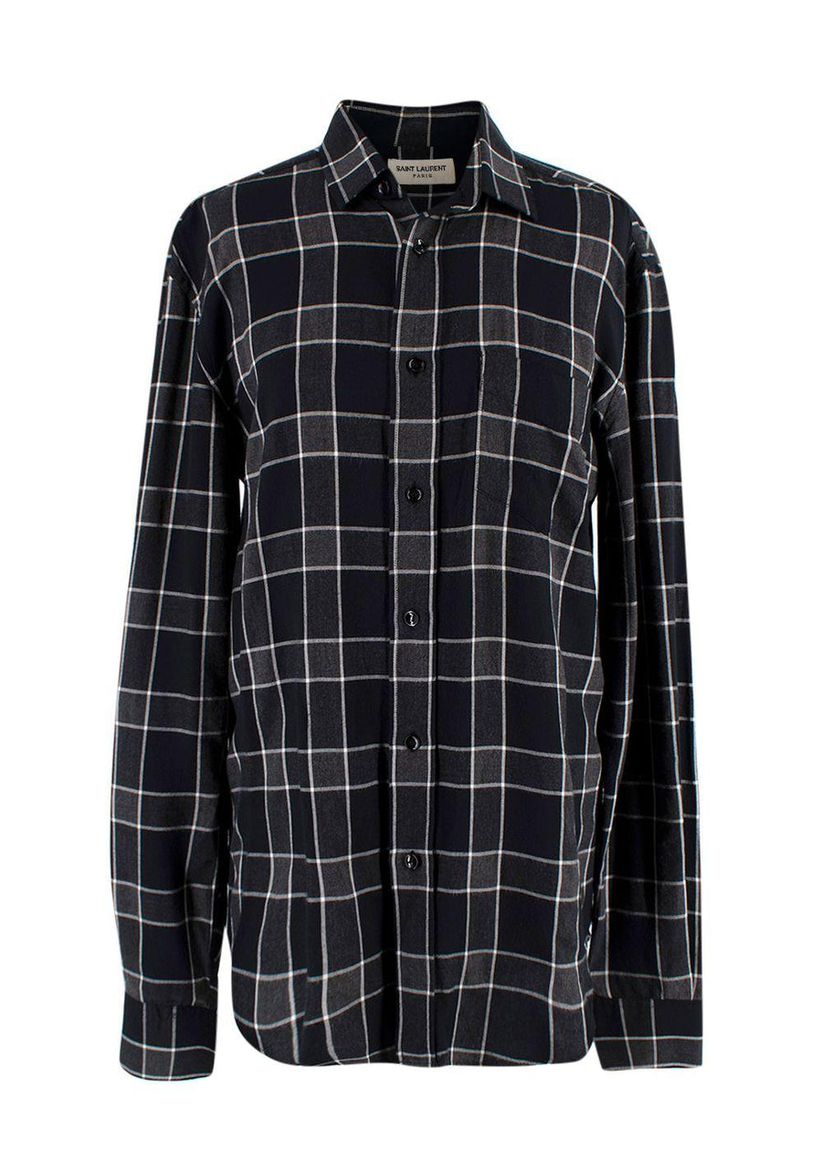 Saint Laurent Chequered Shirt
