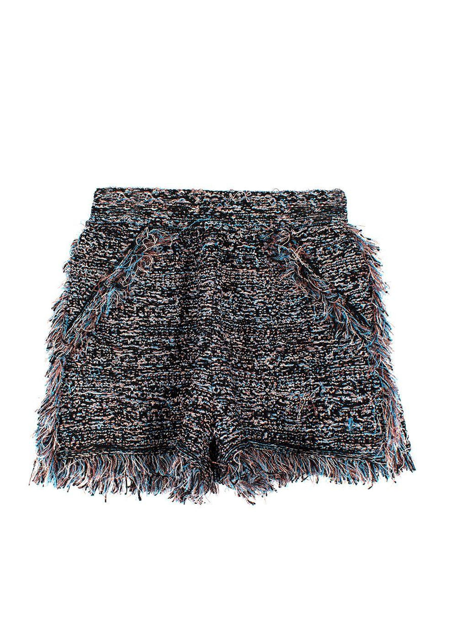 Missoni Black Metallic Soft Tweed Shorts