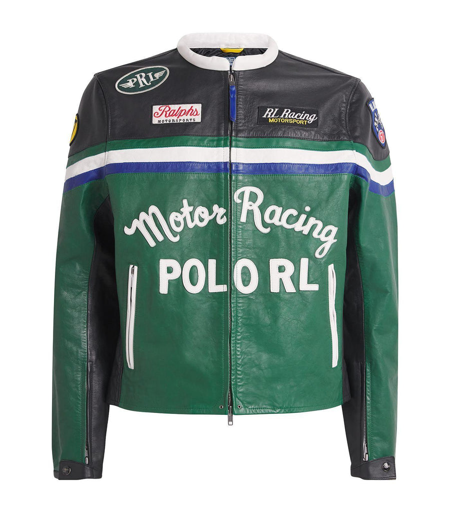 Ralph Lauren Leather Café Racer Jacket