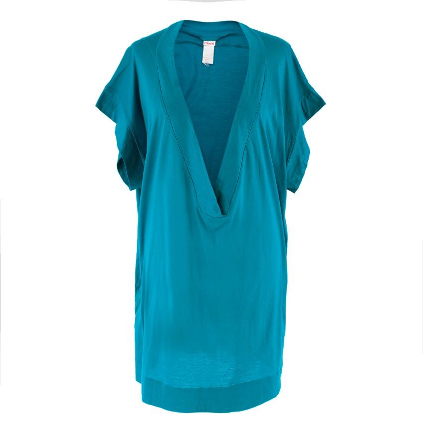 Eres Turquoise Oversize T-Shirt