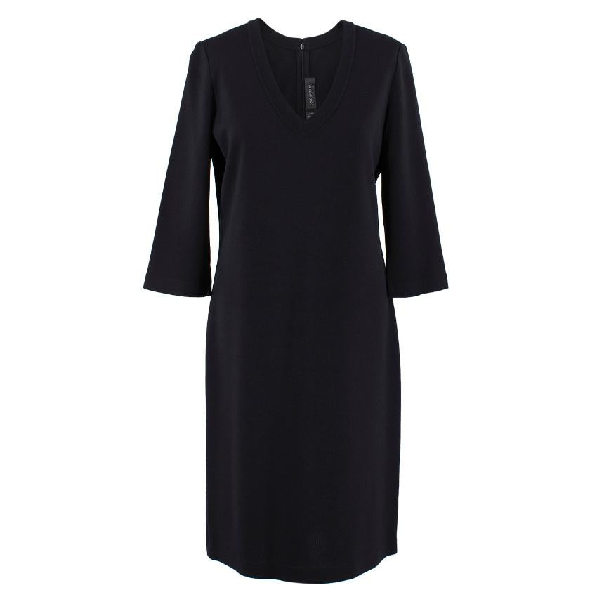 St. John Black Knit Dress