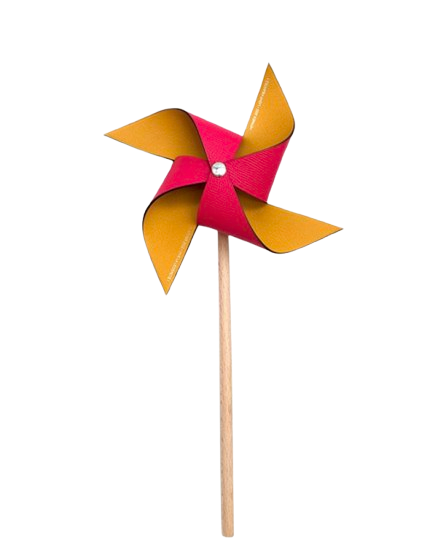 Hermes Epsom Leather Petit H Pinwheel