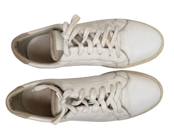 Brunello Cucinelli White Calfskin Trainers
