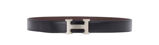 Hermes Black and Brown Reversible Constance Belt