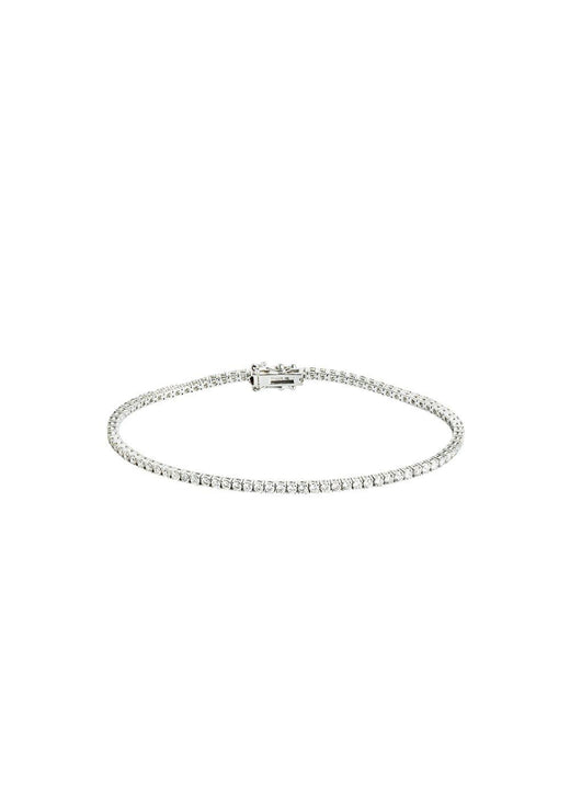 18ct white gold & white diamond Tennis bracelet TDW 2.03ct
