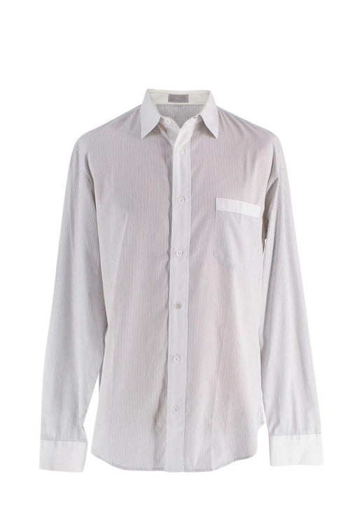 Dior Black and White Pinstripe Shirt