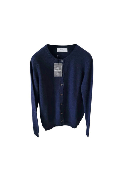 navy cashmere cardigan