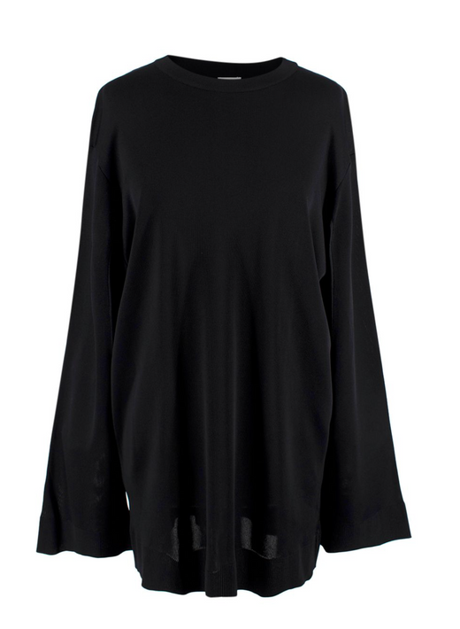 Loewe Black Cut-out Arm Long Sleeve Top