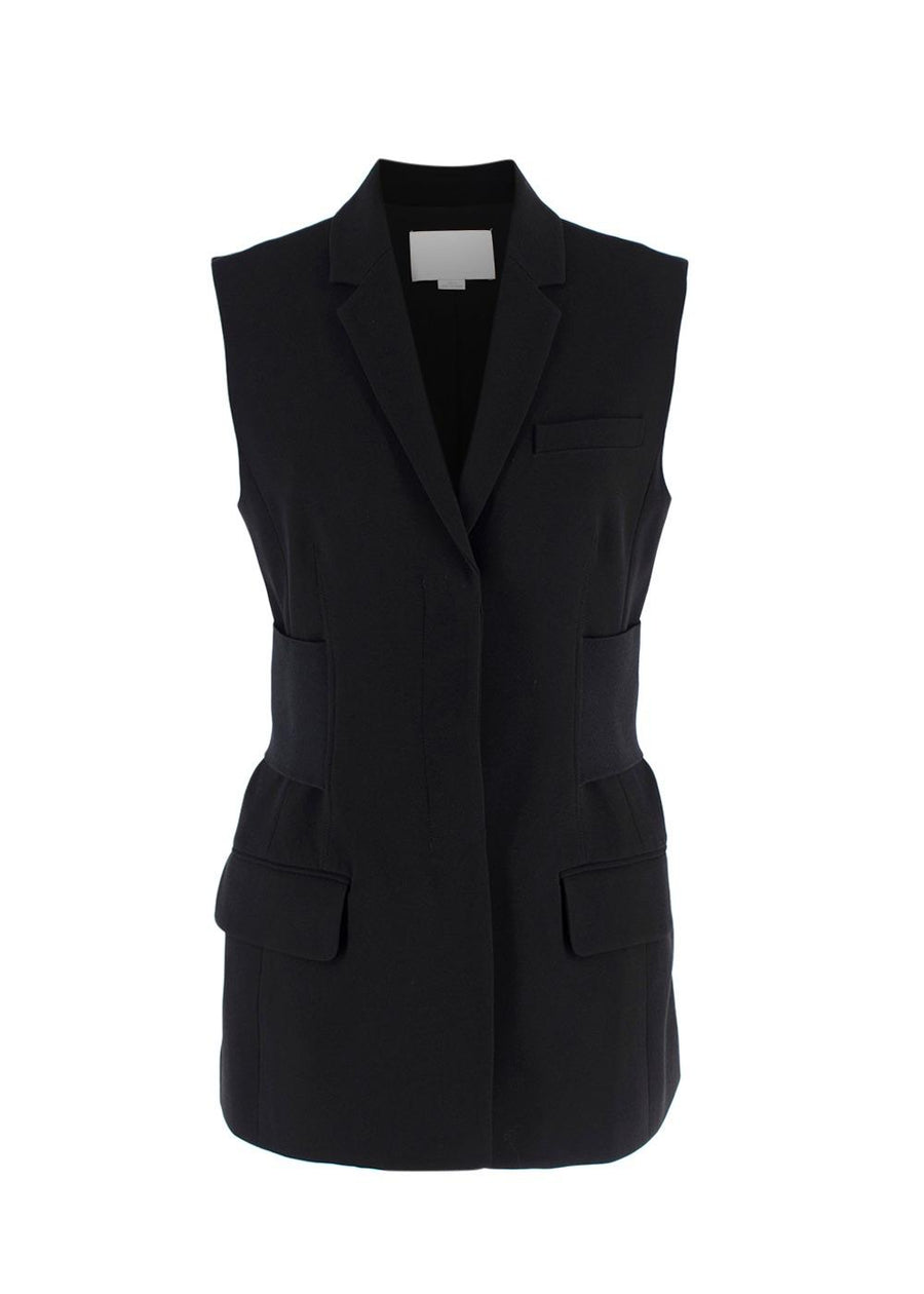 Alexander Wang Black Sleeveless Blazer Dress
