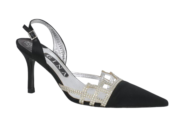 Crystal Embellished Slingback Sandals