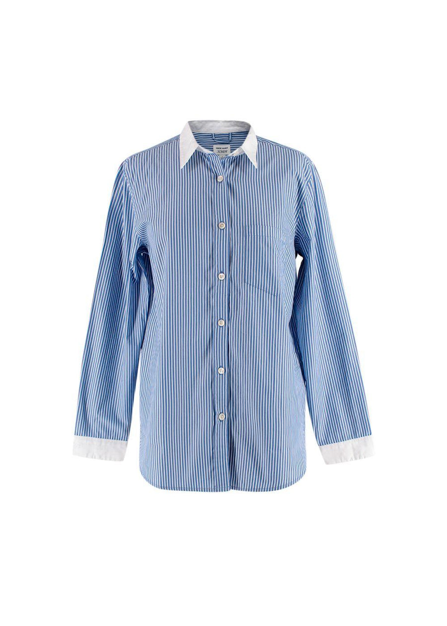 Blue & White Striped Shirt