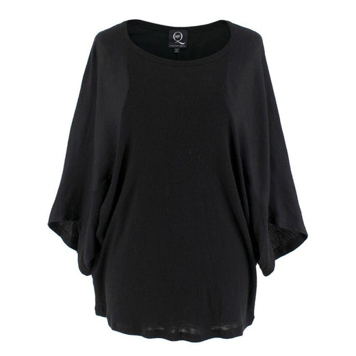 McQ By Alexander McQueen Black Kimono T-Shirt Top