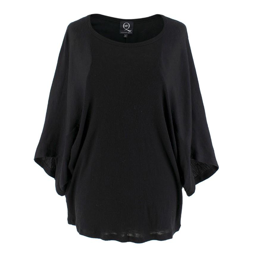 McQ By Alexander McQueen Black Kimono T-Shirt Top