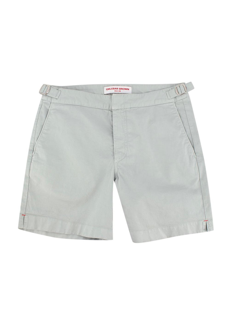 Orlebar Brown Green Cotton Blend Shorts