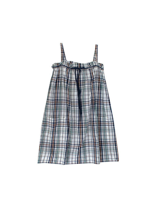 Bonpoint Kids Plaid Drawstring Dress