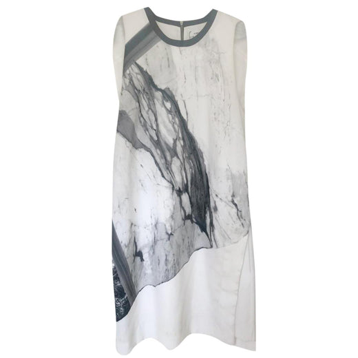 Helmut Lang Marble Print Dress