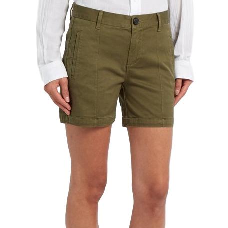 Frame Army-green Le Cuffed Shorts