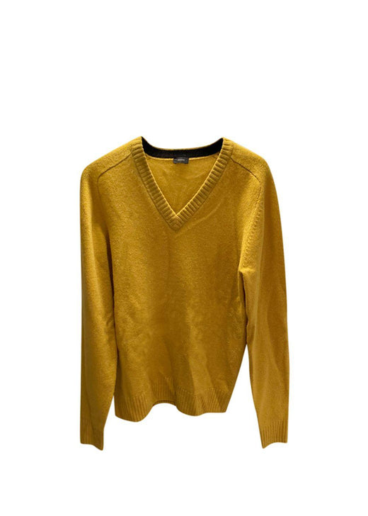 Golden-Mustard Wool Knit Jumper